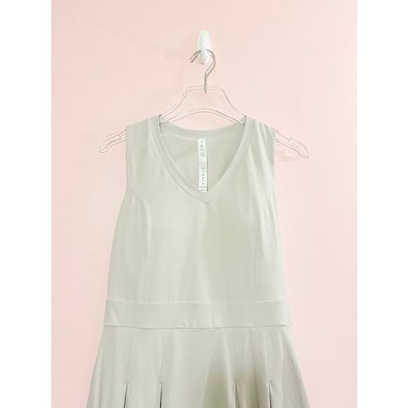 Rae Mode Butter Soft V-Neck Athletic Dress in Bone  Size Medium - Picture 2 of 4